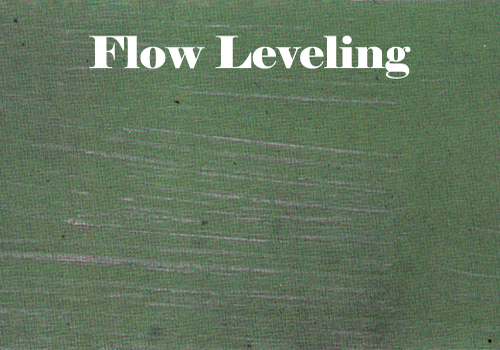 Flow and Leveling Failure